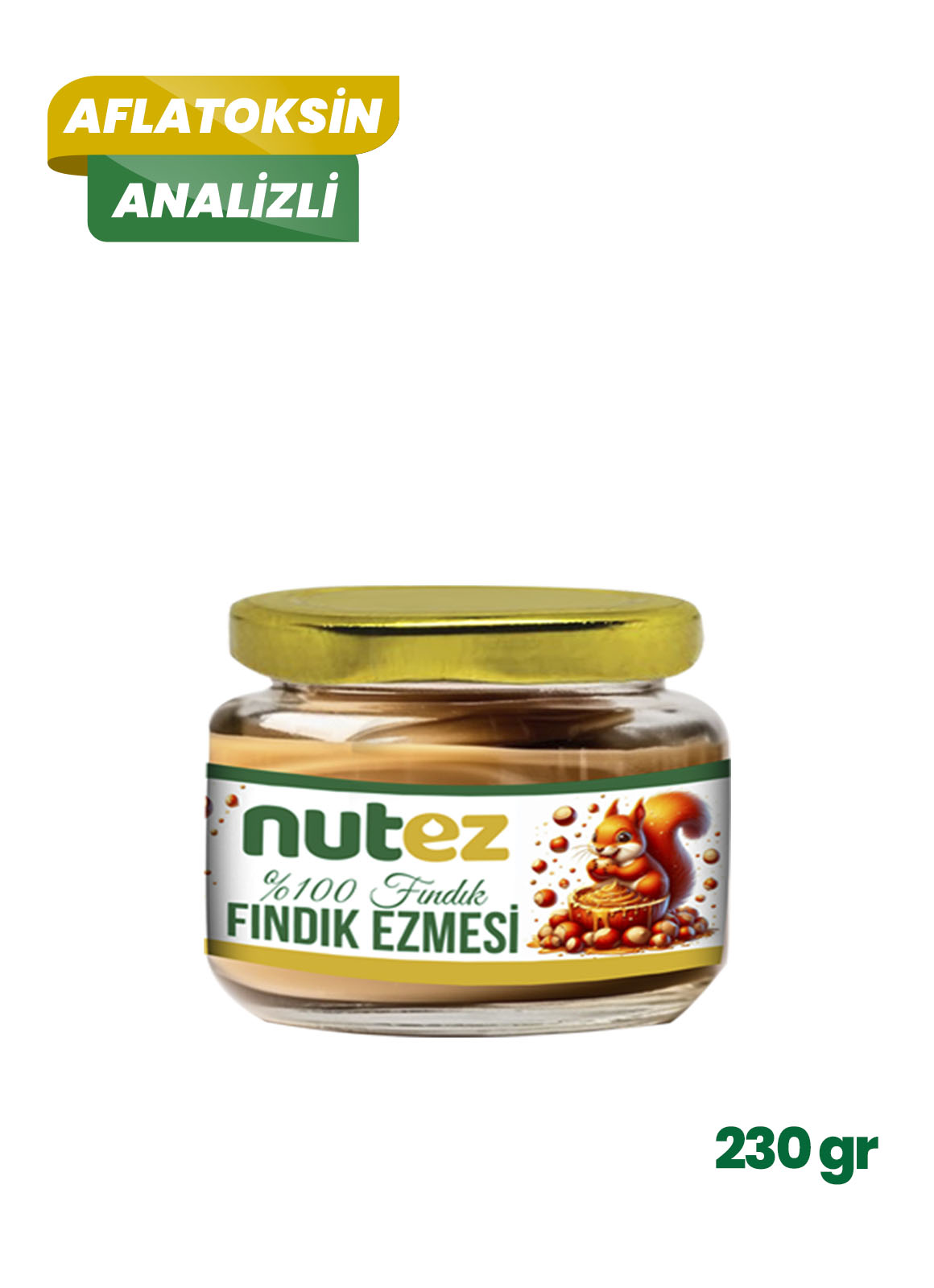 Fındık Ezmesi 230 Gr. Şekersiz